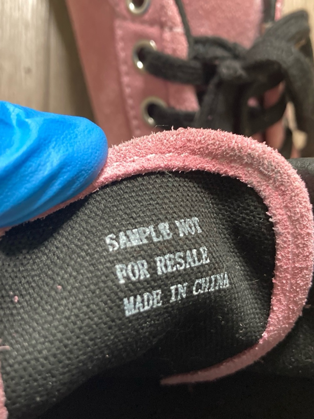 Sample Vans x ALYX 1017 9SM Pink Suede Low-Top Sneakers - Picture 7 of 8